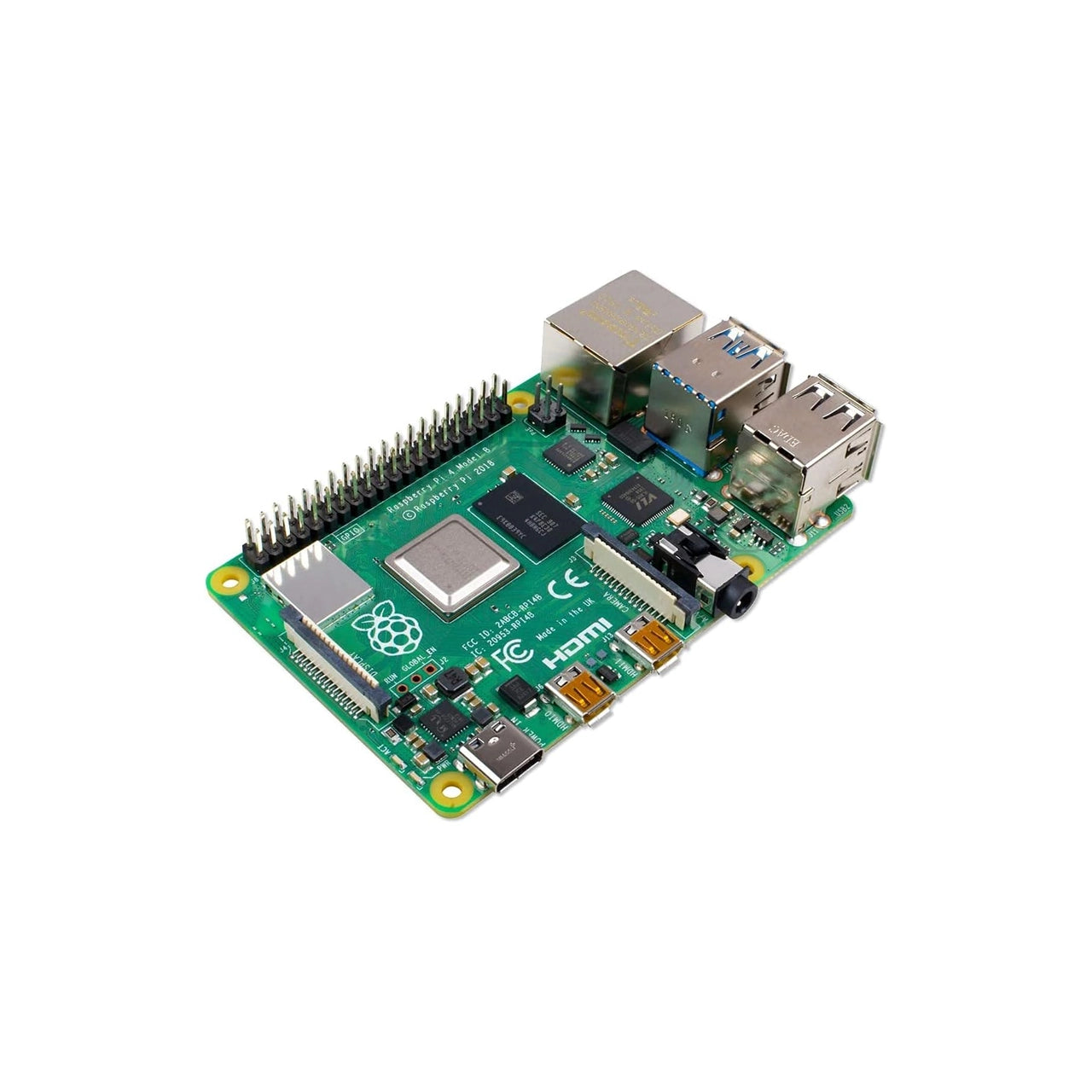 Raspberry Pi SC15184 Pi 4 Model B 2019 Quad Core 64 Bit WiFi Bluetooth (2GB)