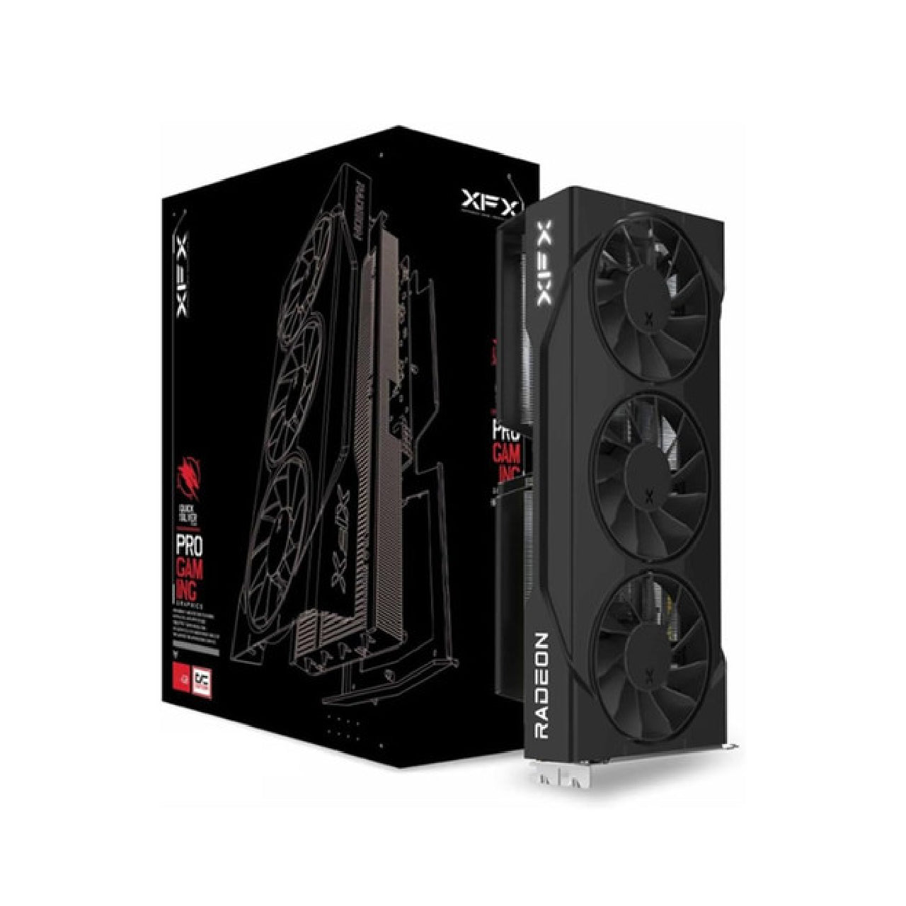 XFX Swift AMD Radeon RX 9060 XT OC Triple Fan Gaming Edition with 16GB GDDR6 - RX-96TS316B7
