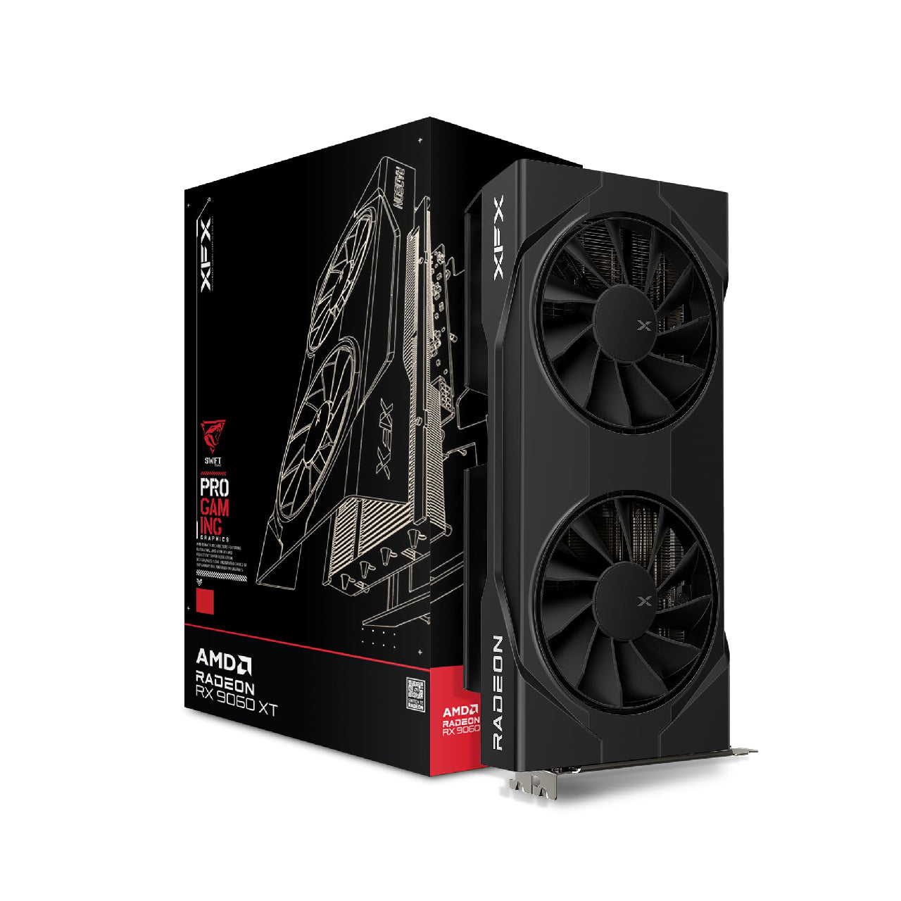 XFX Swift AMD Radeon RX 9060 XT OC Gaming Edition with 8GB GDDR6 - RX-96TSW8GBQ