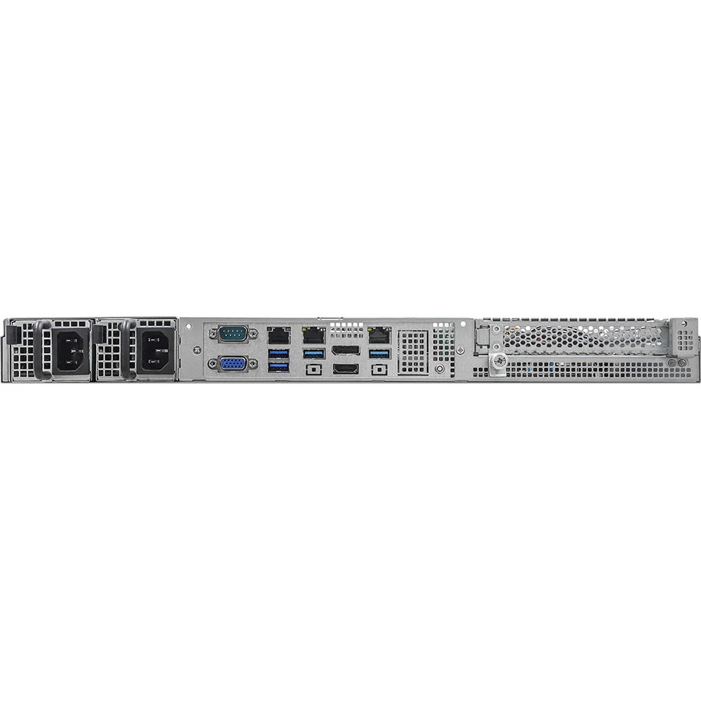 ASRock Rack 1U Barebone Server AMD EPYC 4005/4004 &amp; Ryzen 9000/8000/7000, 4 Hot-Swap Bays (2 Hybrid NVMe/SATA), Dual 1G LAN, IPMI, 1+1 650W PSU - 1U4L2E-B650 RPSU