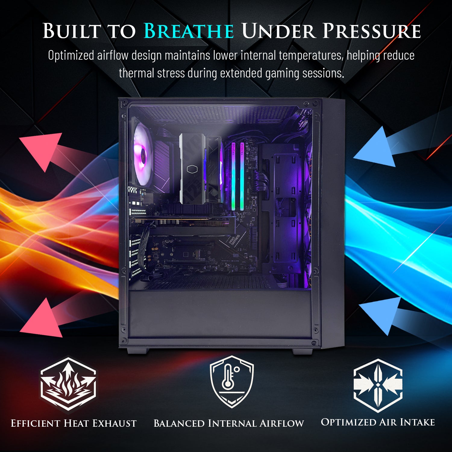 Hachiman PC Ronin Gaming PC, AMD Ryzen 7 7800X3D, NVIDIA GeForce RTX 5060 8GB, 32GB DDR5 6000MHz RGB, 2TB Gen4 NVMe SSD, Wi-Fi 6, Windows 11 Home, Desktop Computer
