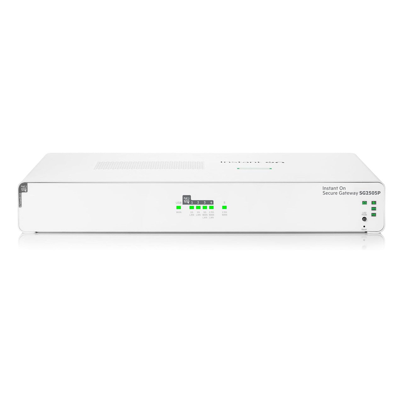 HPE Networking Instant On Secure Gateway SG2505P 5-Port 2x2.5G,3x1G Smart-Managed Gateway 60w PoE, US Cord S0G34A#ABA
