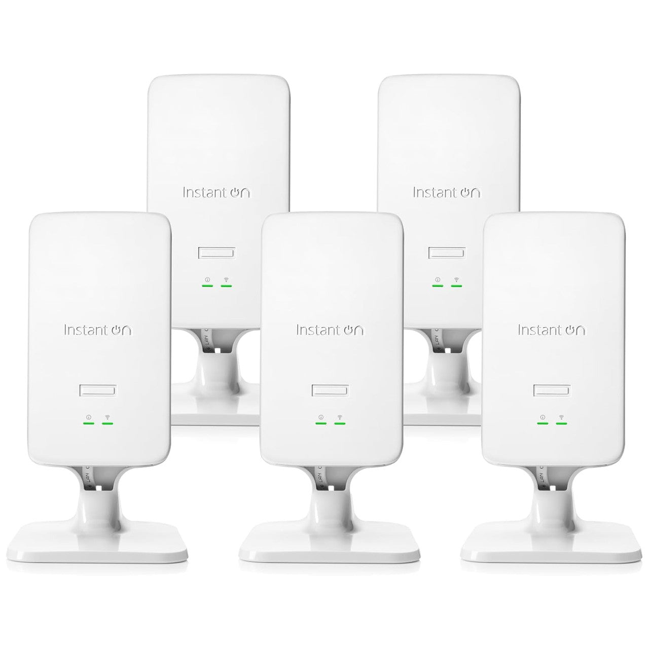 HPE Networking Instant On Access Point AP22D 2x2 WiFi 6 Indoor Wireless Access Point (5 Pack) | Single-Room, Secure, Smart Mesh Support | Power Source Not Included | US Model (S1U75A-5PACK)