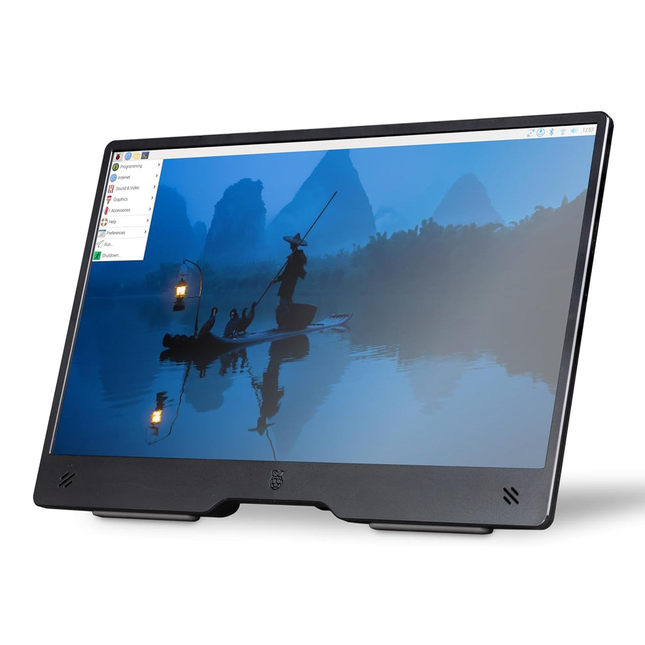 Raspberry Pi Monitor 15.6? Full HD Desktop Display, Versatile and Compact (BlacK) SC1228