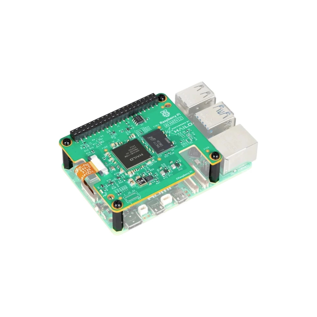Raspberry Pi SC2166 AI HAT+ 2 Add-On Board | Hailo-10H AI Accelerator | Generative AI | Raspberry Pi Compatible | SC2166