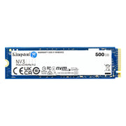 Kingston NV3 500GB M.2 2280 NVMe SSD PCIe 4.0 Gen 4x4 Up to 5000 MB/s SNV3S/500G