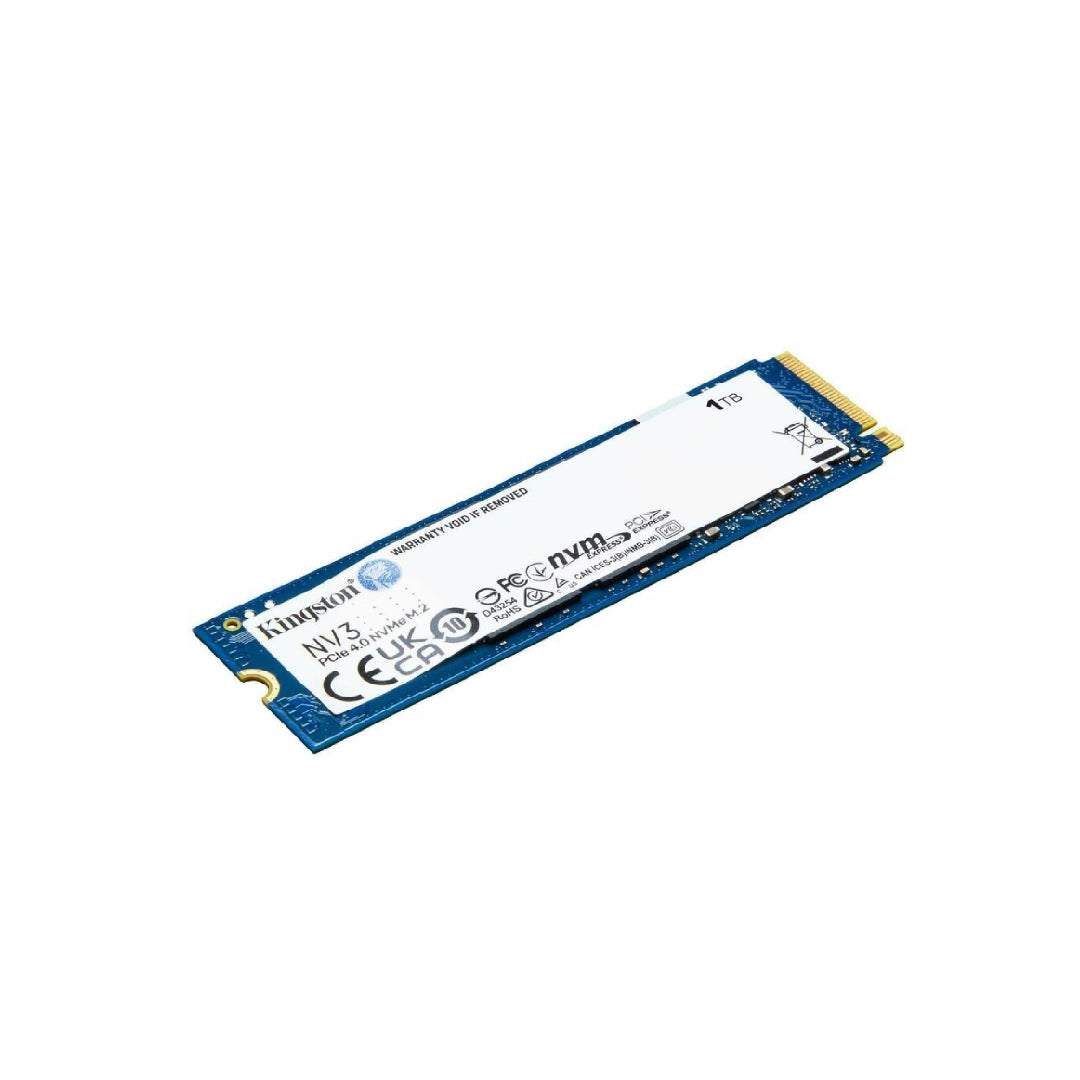 Kingston NV3 1TB M.2 2280 NVMe SSD | PCIe 4.0 Gen 4x4 | Up to 6000 Kingston NV3 1TB M.2 2280 NVMe SSD | PCIe 4.0 Gen 4x4 | Up to 6000