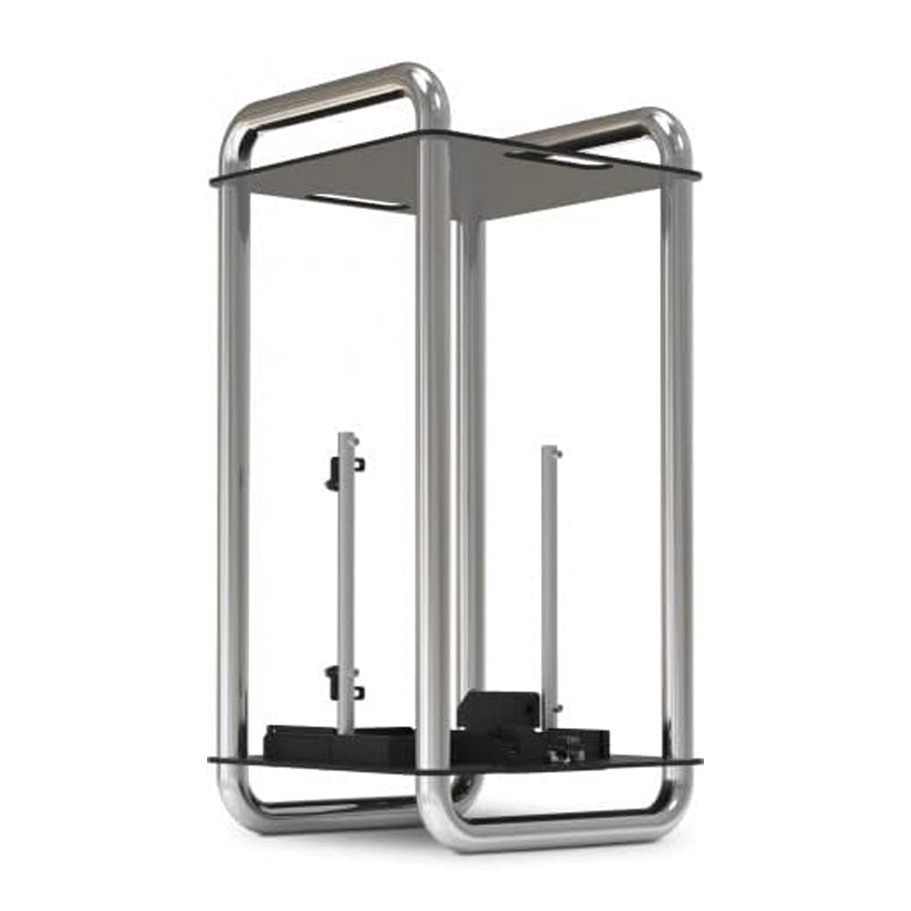Streacom DA6 Open PC ITX Case - Chrome ST-DA6C