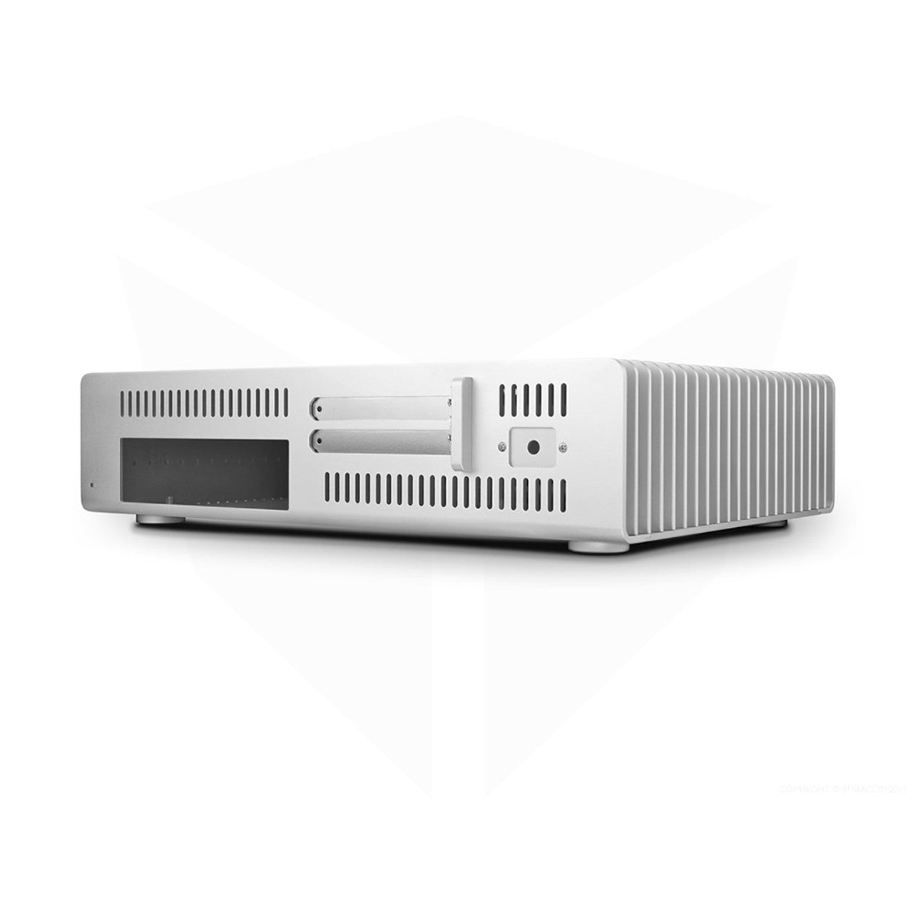 Streacom FC10 V2 Fanless HTPC / AV Style Case | Optical Drive support (Silver) ST-FC10S-ALPHA-OPT