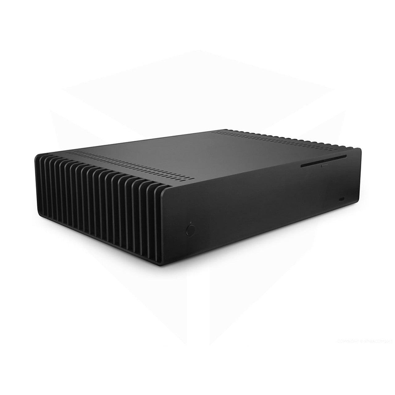 Streacom FC10 V2 Fanless HTPC / AV Style Case | Optical Drive support (Black) ST-FC10B-ALPHA-OPT