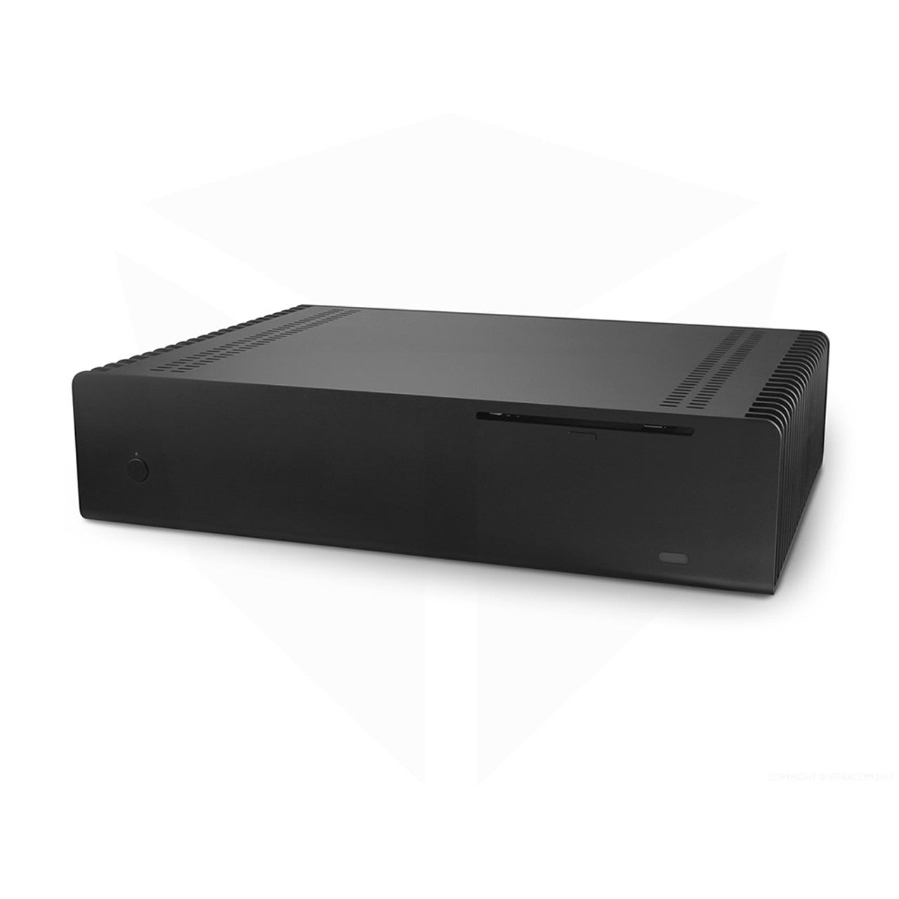 Streacom FC10 V2 Fanless HTPC / AV Style Case | Optical Drive support (Black) ST-FC10B-ALPHA-OPT