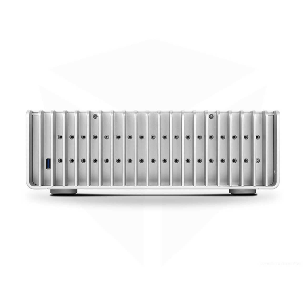 Streacom FC10 V2 Fanless HTPC / AV Style Case | Optical Drive support (Silver) ST-FC10S-ALPHA-OPT