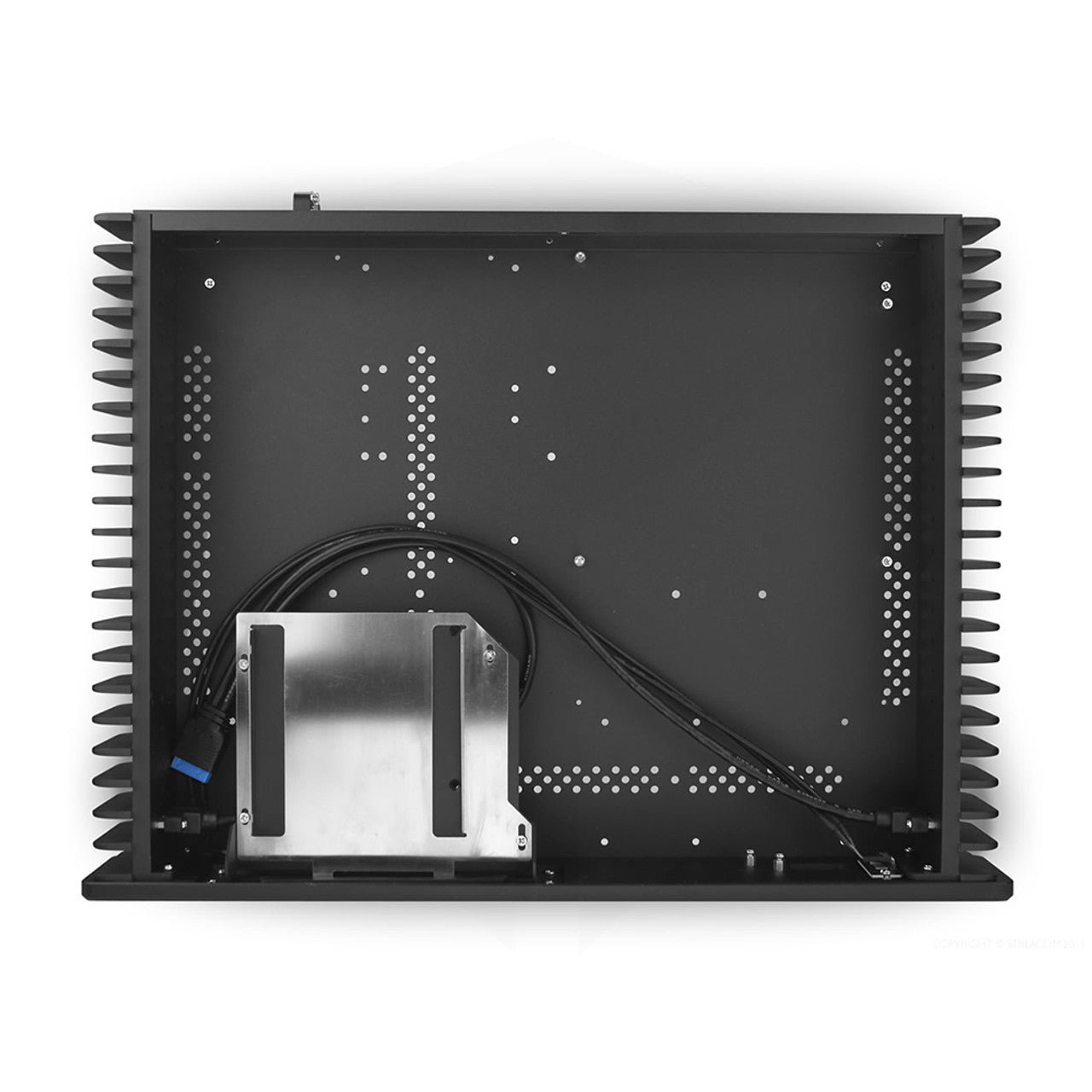 Streacom FC5 V3 Fanless HTPC / AV Style Case | Optical Drive support (Black) ST-FC5B-ALPHA-OPT