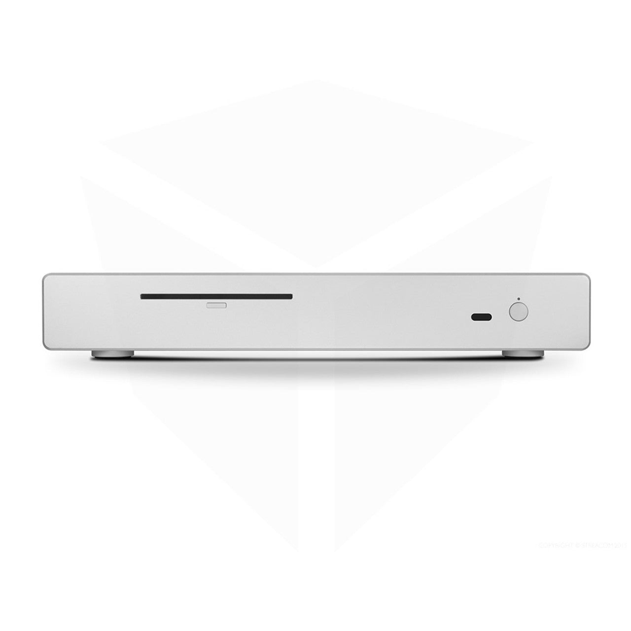 Streacom FC5 V3 Fanless HTPC / AV Style Case | Optical Drive support (Silver) ST-FC5S-ALPHA-OPT