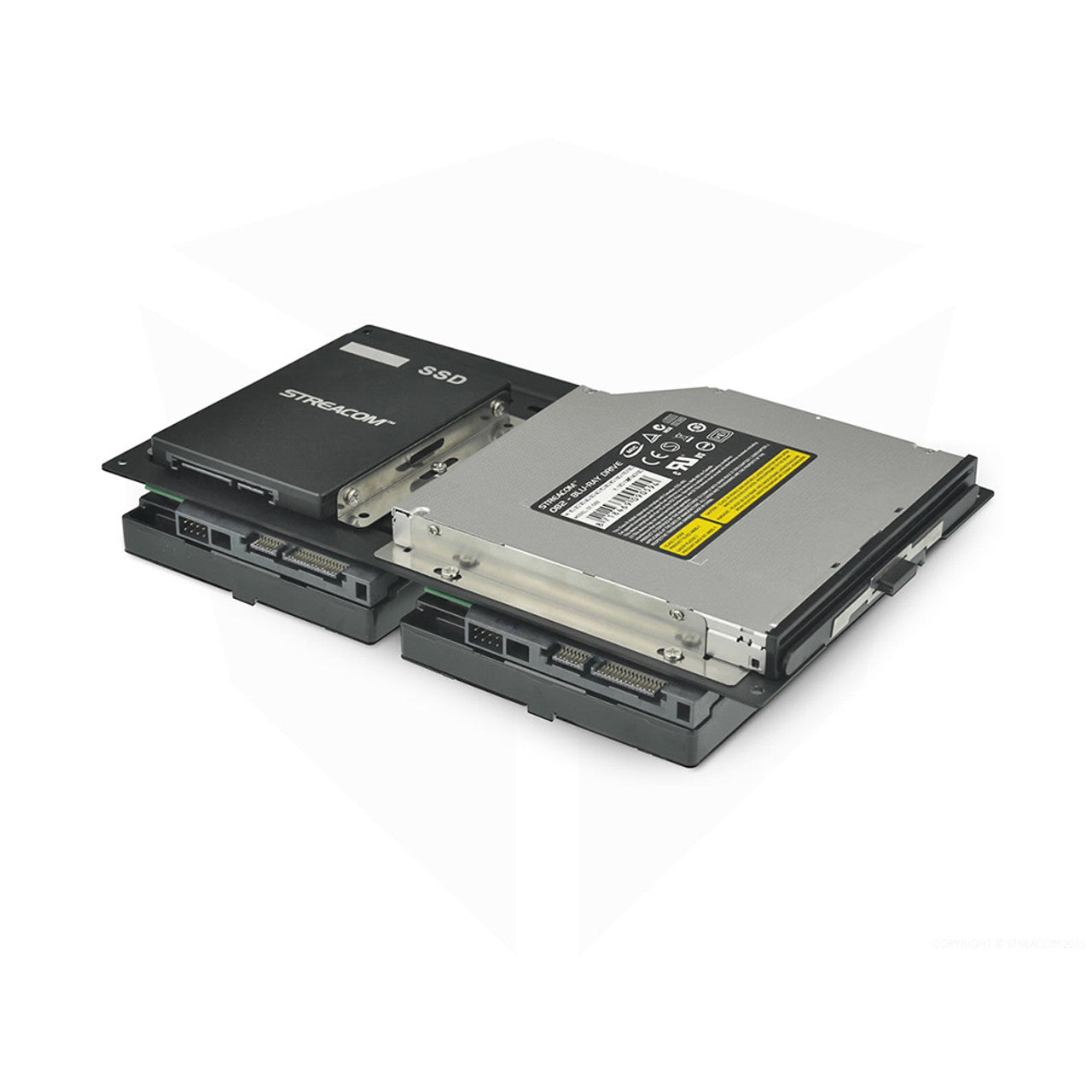 Streacom FC8 V3 Compact Fanless ITX Case | Optical Drive support (Black) ST-FC8B-ALPHA-OPT