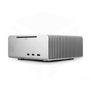 Streacom FC8 V3 Compact Fanless ITX Case | Optical Drive support (Silver) ST-FC8S-ALPHA-OPT