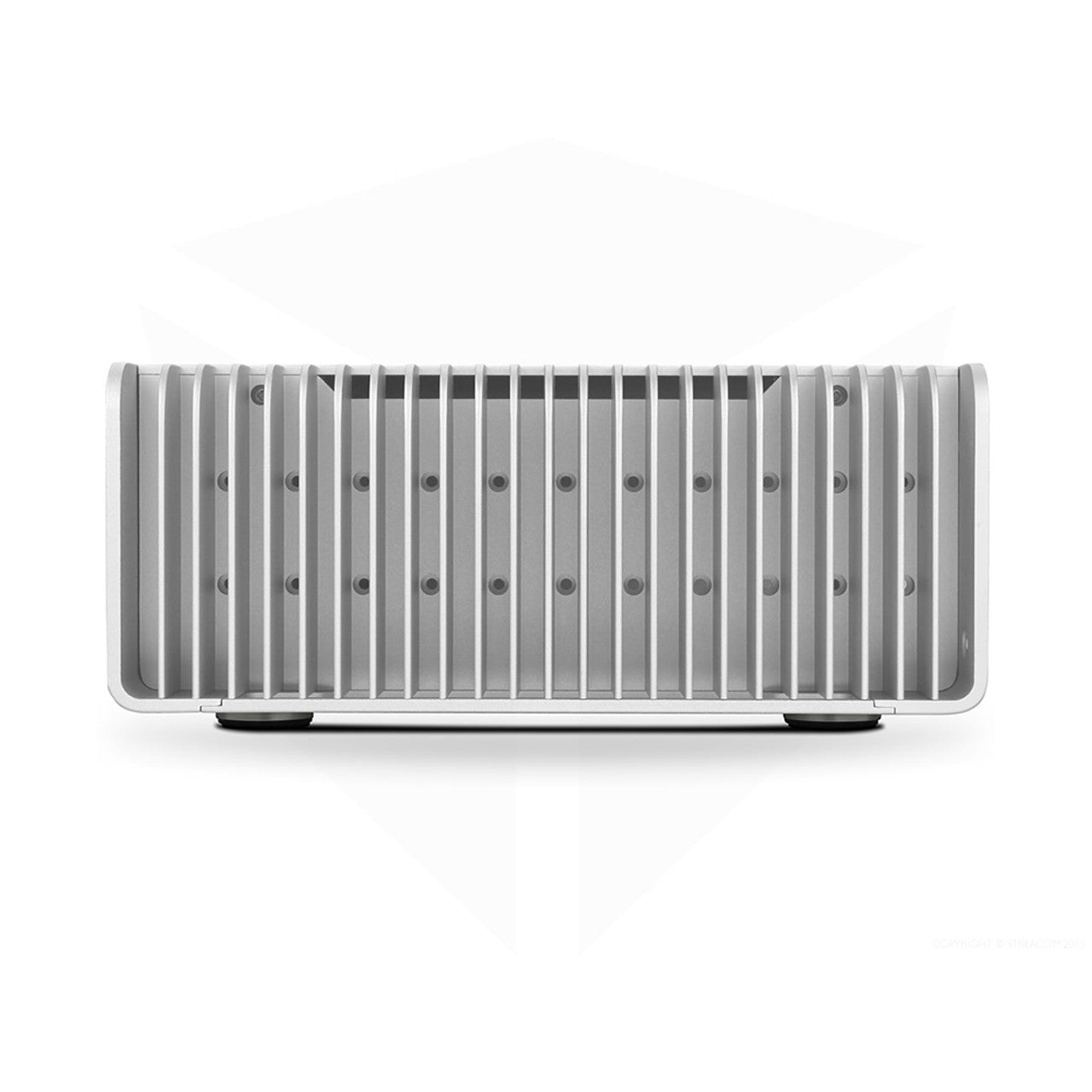 Streacom FC8 V3 Compact Fanless ITX Case | Optical Drive support (Silver) ST-FC8S-ALPHA-OPT