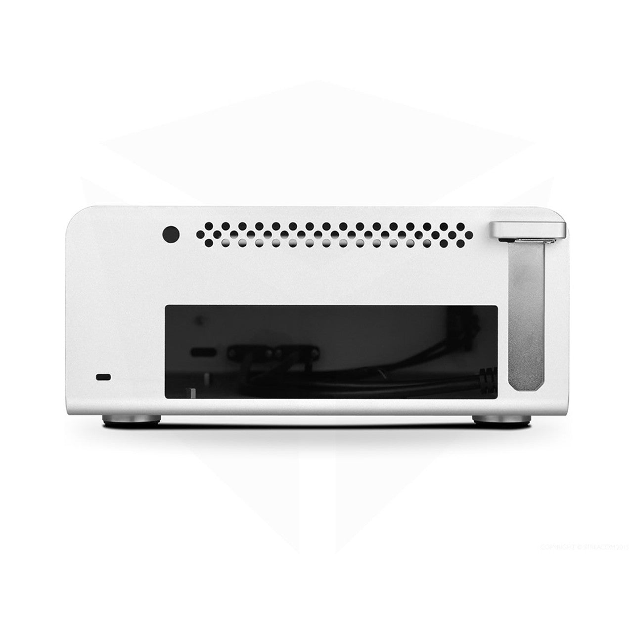 Streacom FC8 V3 Compact Fanless ITX Case | Optical Drive support (Silver) ST-FC8S-ALPHA-OPT
