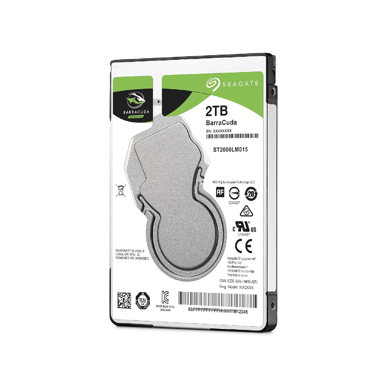 Seagate Barracuda 2 TB 2.5" Internal Hard Disk Drive - ST2000LM015