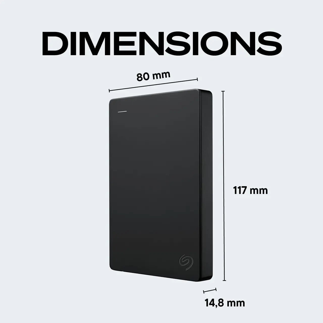 Seagate Expansion 2TB STKM2000400 - Angle View