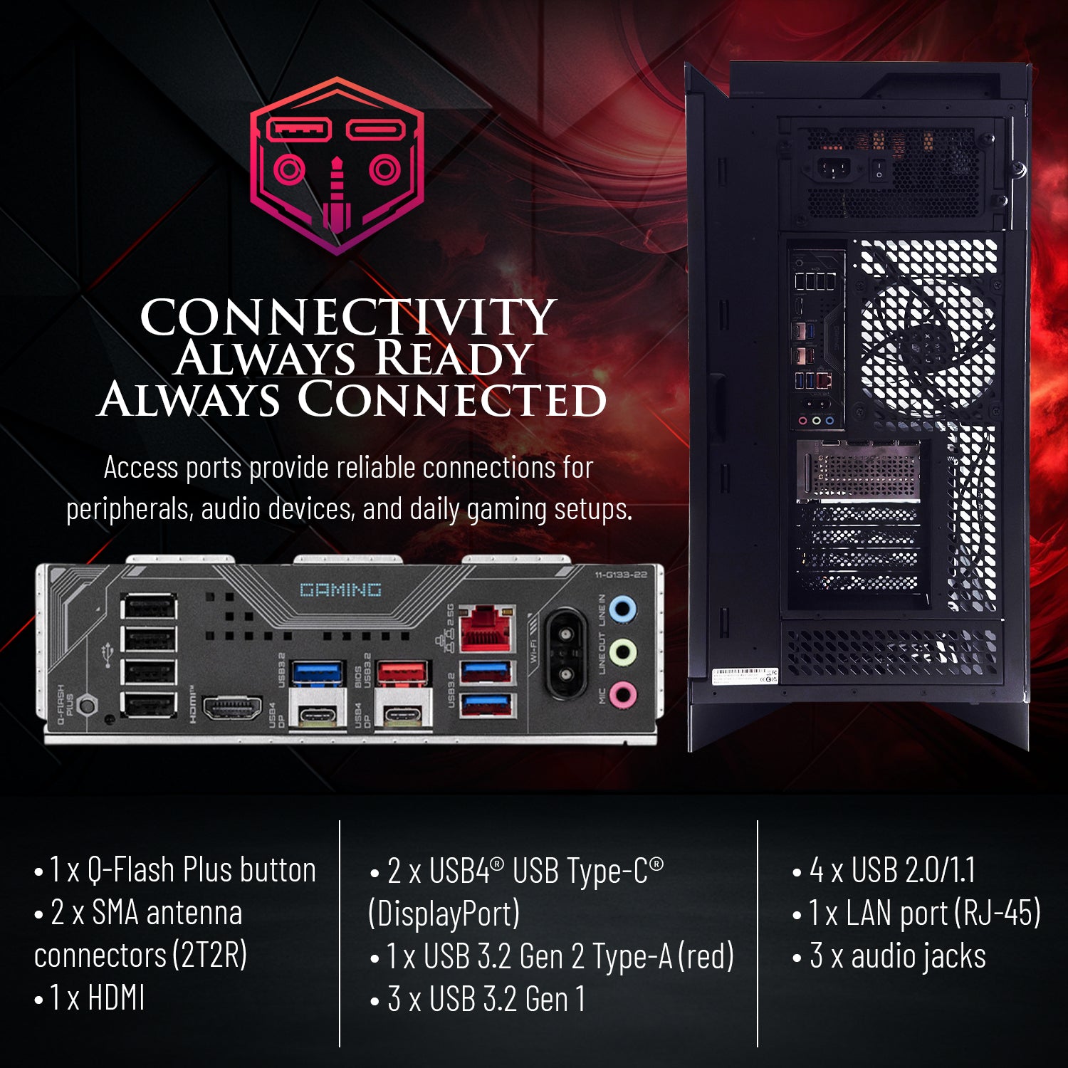 Hachiman PC Shogun Gaming PC, AMD Ryzen 7 7800X3D, NVIDIA GeForce RTX 5080 16GB, 32GB DDR5 6000MHz RGB, 2TB Gen4 NVMe SSD, 360 A-RGB AIO, Wi-Fi 6, Windows 11 Home, Desktop Computer