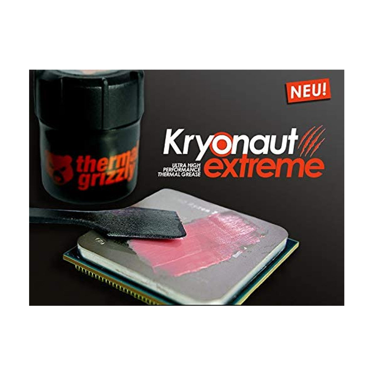 Thermal Grizzly Kryonaut Extreme Thermal Compound - 33.84 Grams / 9.0 ml (TG-KE-090-R)