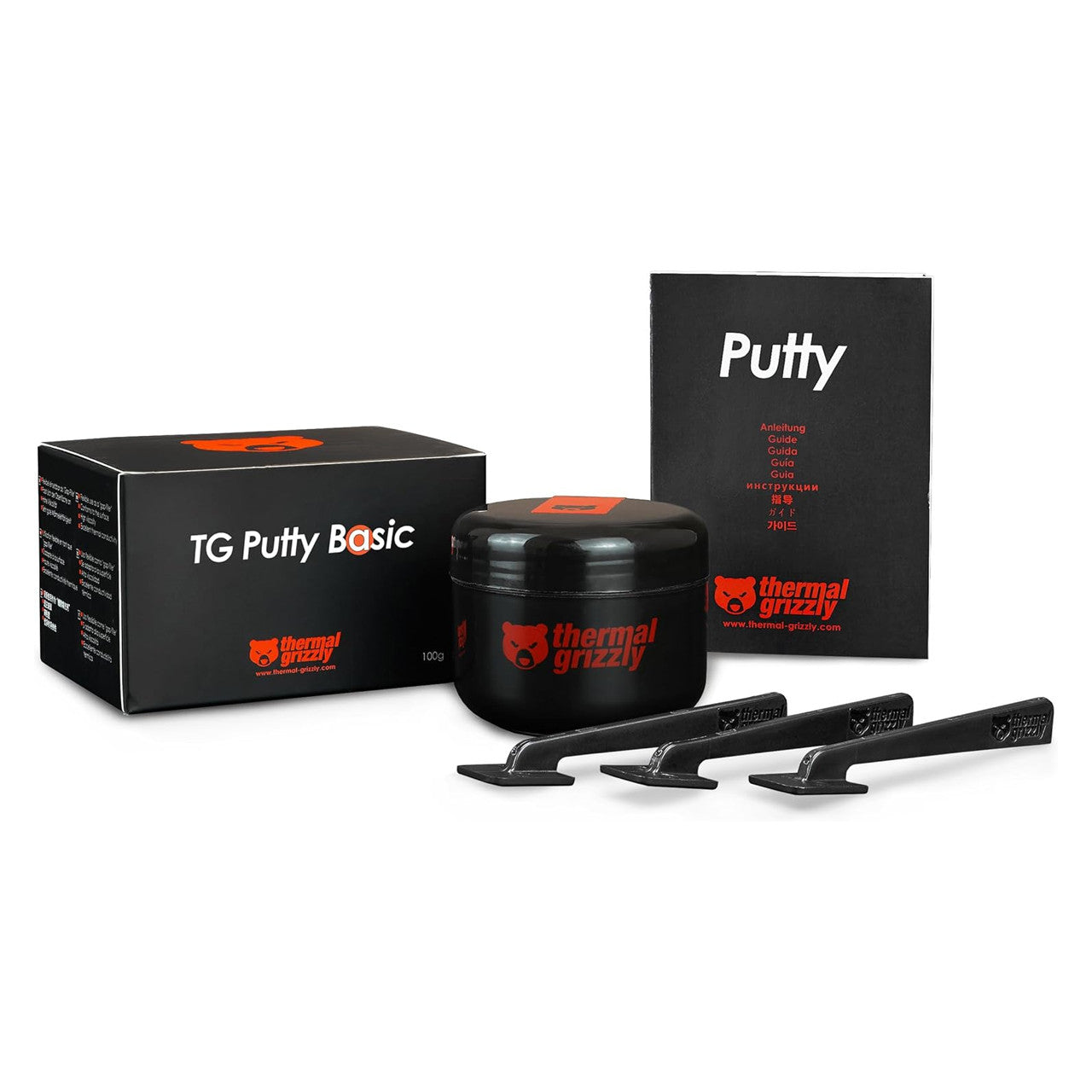 Thermal Grizzly Putty Basic 100g Electrically Non-Conductive Thermal Interface for GPU Modding,Thermal Pad TG-P-B-100