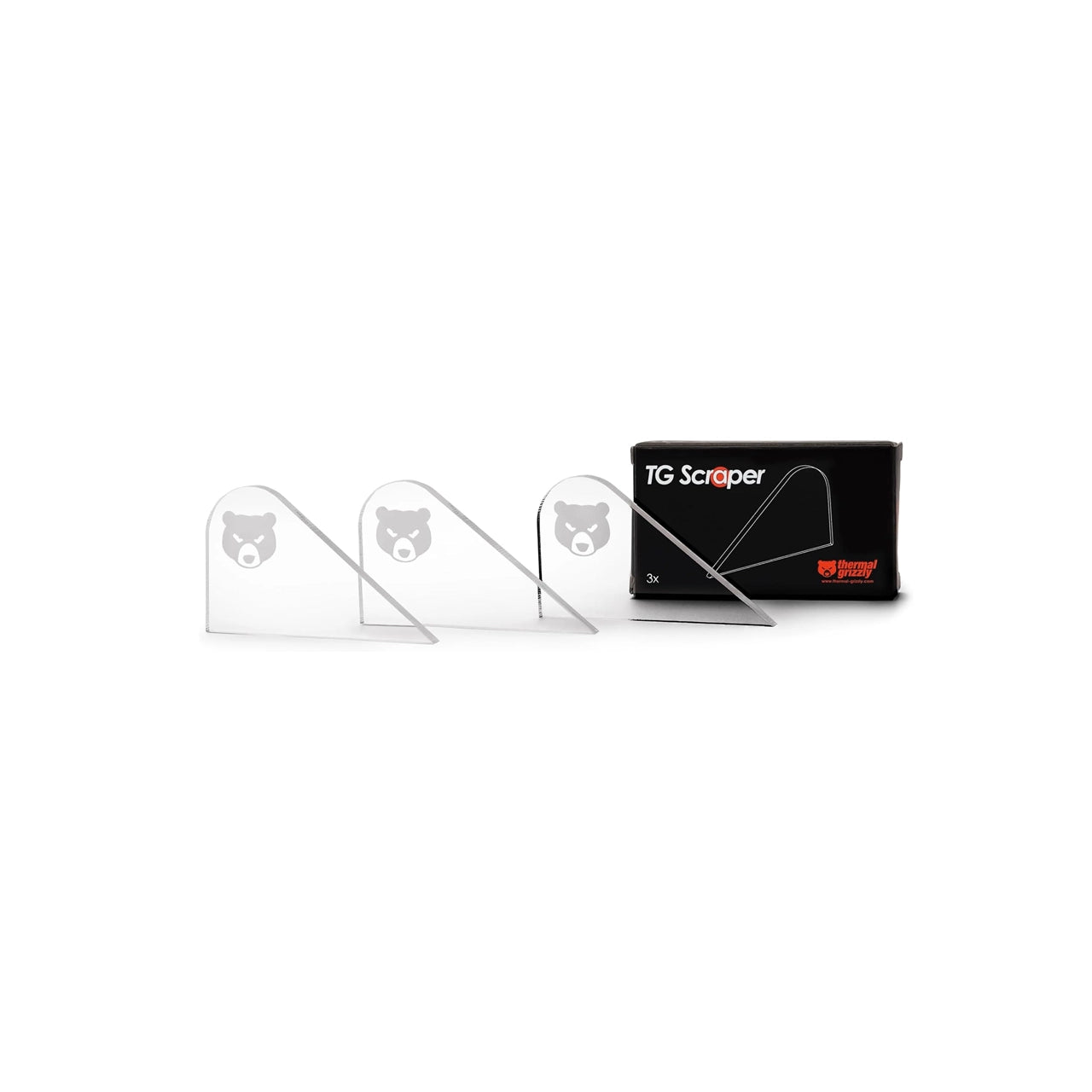 Thermal Grizzly TG Scraper | CPU Delidding Tool | 3-Pack | TG-SC-3