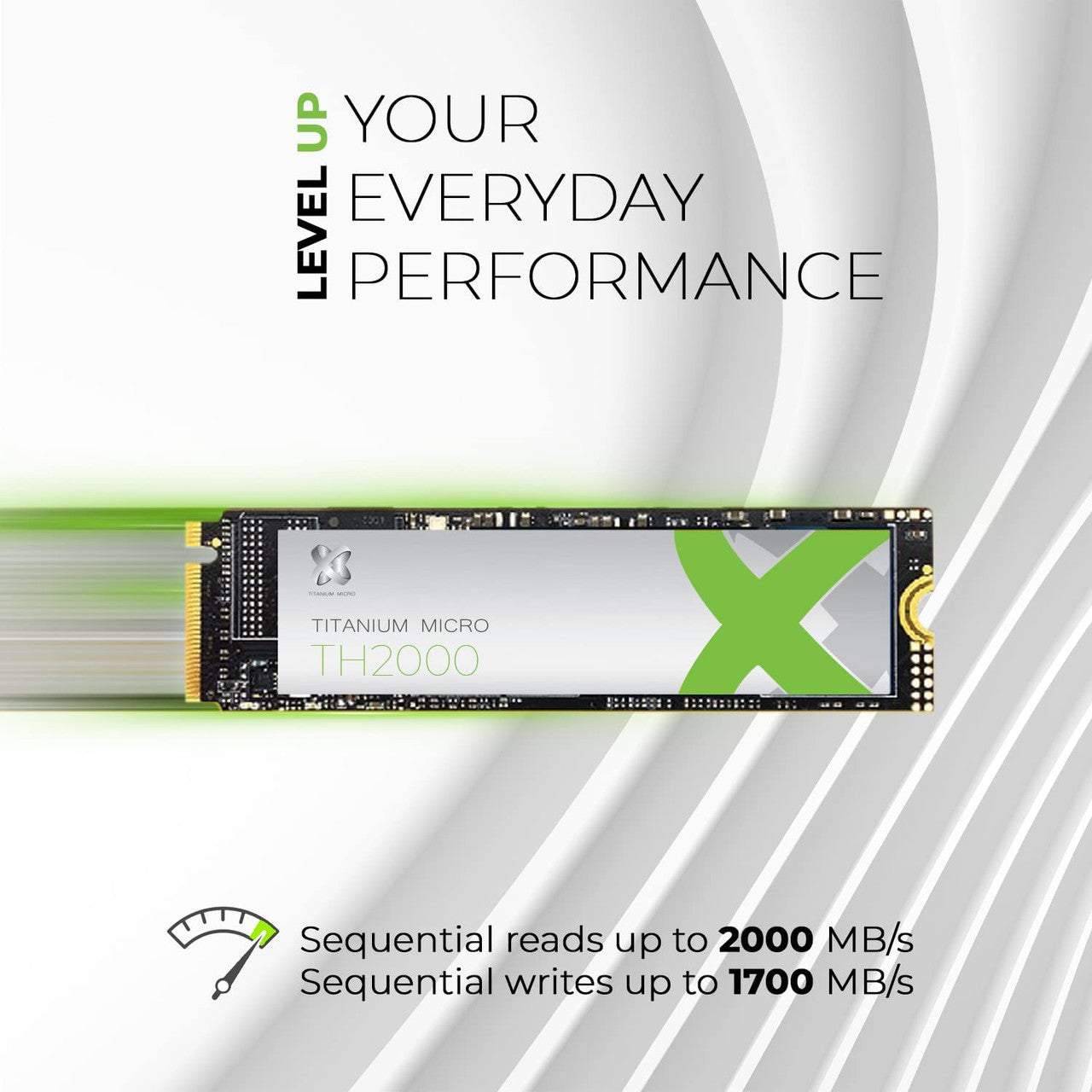 Titanium Micro TH2000 512GB PCIe NVMe Gen 3 M.2 2280 Internal SSD