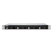 The QNAP TR-004U-US is a 4-bay 1U rackmount direct-attached storage (DAS) enclosure that expands storage capacity quickly and efficiently.