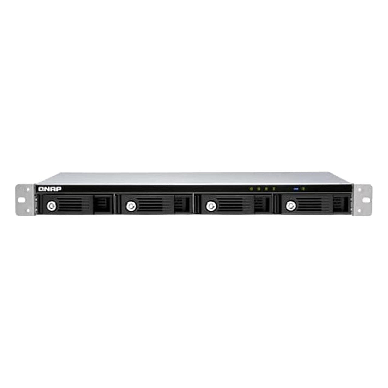 The QNAP TR-004U-US is a 4-bay 1U rackmount direct-attached storage (DAS) enclosure that expands storage capacity quickly and efficiently.