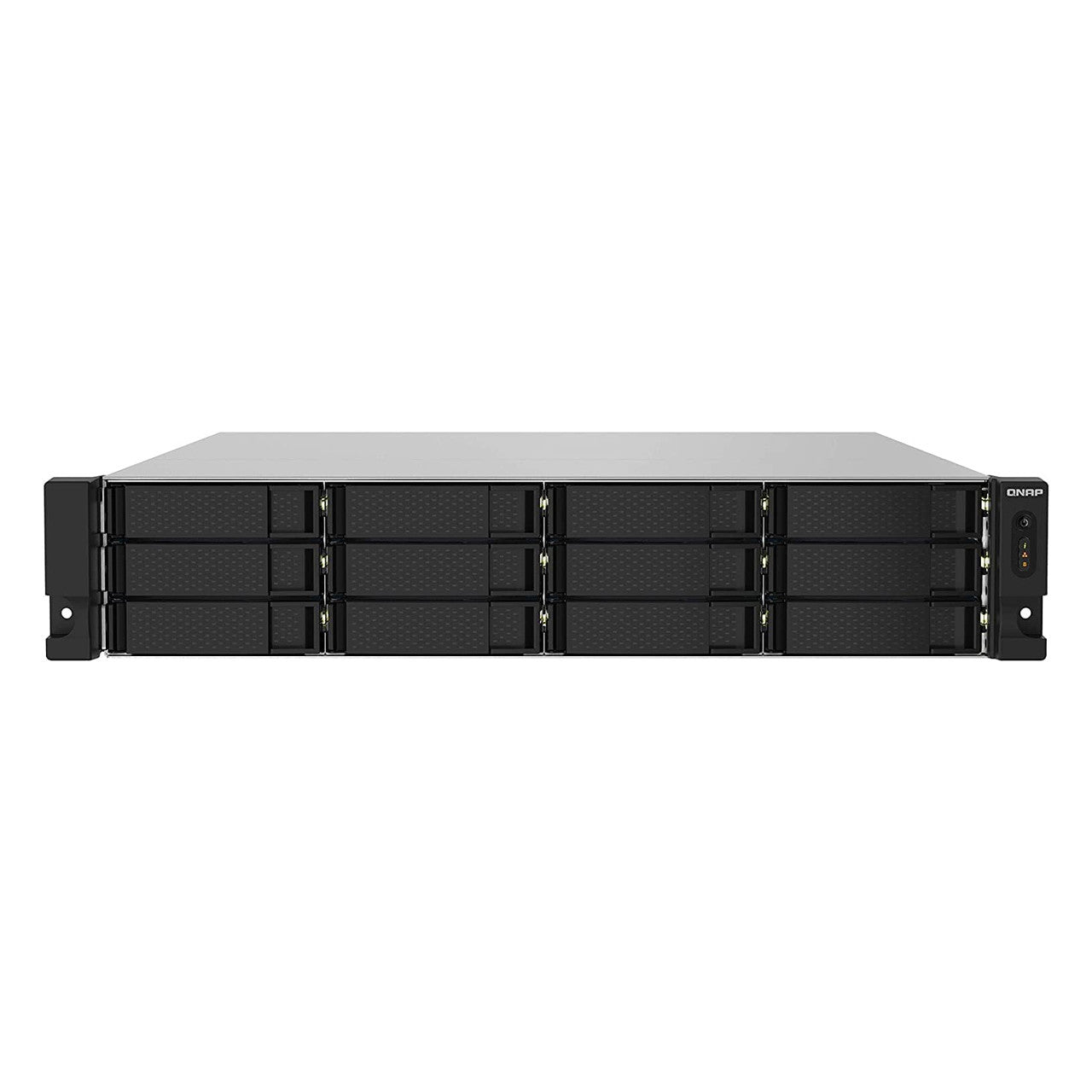 QNAP 2U 12-Bay ARM-based 2.5G &10G NAS, Quad Core 1.7GHz, 4GB DDR3 RAM, 2 x 10GbE SFP+, Redundant PSU TS-1232PXU-RP-4G-US