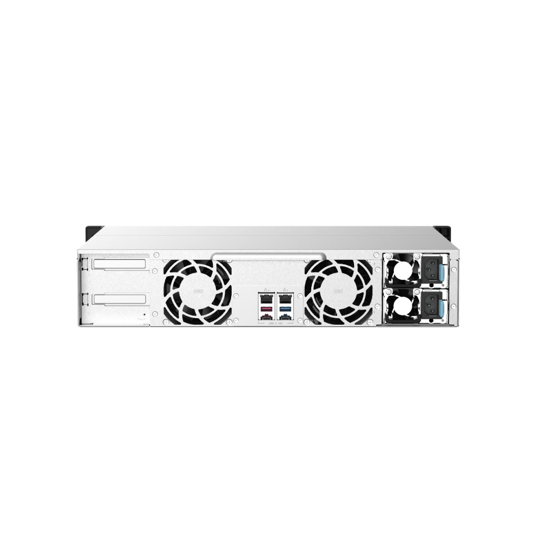 QNAP TS-1273AU-RP 12-Bay NAS/iSCSI IP-SAN,AMD Ryzen V1500B Quad-core 2.2GHz,16GB RAM,Redundant PSU TS-1273AU-RP-8G-US