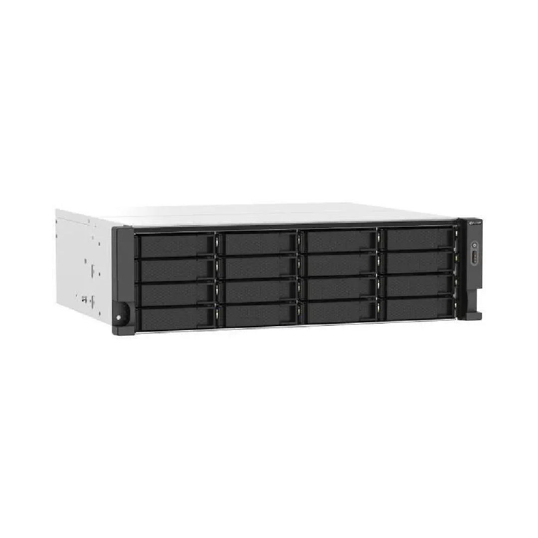 QNAP TS-1673AU-RP 3U 16-Bay NAS/iSCSI IP-SAN, AMD Ryzen V1500B Quad-core 2.2GHz,16GB RAM, Redundant PSU TS-1673AU-RP-16G-US