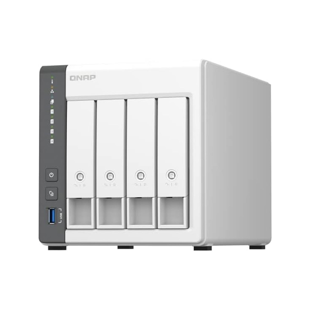 QNAP 4 Bay NAS with Quad-core Processor, 4 GB DDR4 RAM and 2.5GbE Network TS-433-4G-US