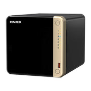 QNAP 4 Bay Desktop NAS with Intel Celeron Quad-core Processor, M.2 PCIe Slots and Dual 2.5GbE (Diskless) TS-464-8G-US