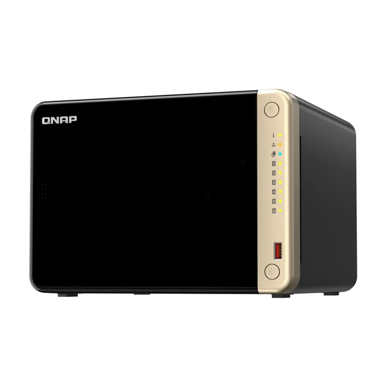 QNAP 6-Bay High-Performance Desktop NAS. Intel Celeron N5105/N5095 4C/4T, 8GB DDR4 RAM On-Board, 2 x 2.5GbE TS-664-8G-US