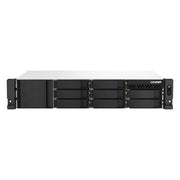 QNAP 2U 8-bay short depth rackmount NAS, Intel Celeron N5095 4C/4T, 8GB RAM On-Board, Single PSU TS-864EU-8G-US