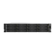 QNAP 2U 12-Bay QTS hero NAS, AMD Ryzen 5 7000 series,16GB DDR5 non-ECC RAM, 550W redundant TS-H1277AXU-RP-R5-16G-US
