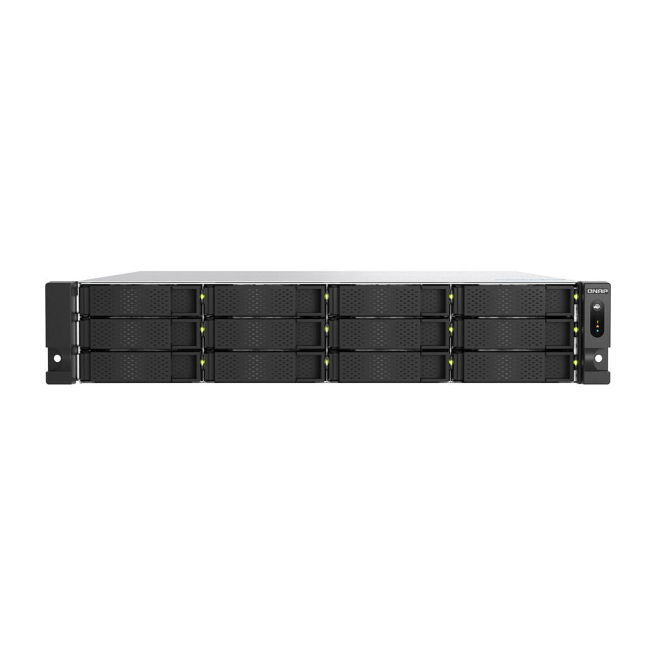 QNAP 2U 12-Bay QTS hero NAS, AMD Ryzen 5 7000 series,16GB DDR5 non-ECC RAM, 550W redundant TS-H1277AXU-RP-R5-16G-US