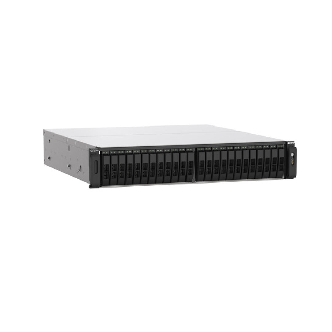 QNAP TS-H2490FU 128G 24-Bay all-flash NAS, NVMe Gen3 x4, AMD EPYC 7302P 3.0GHz, 128GB RAM, 2 x 2.5GbE LAN