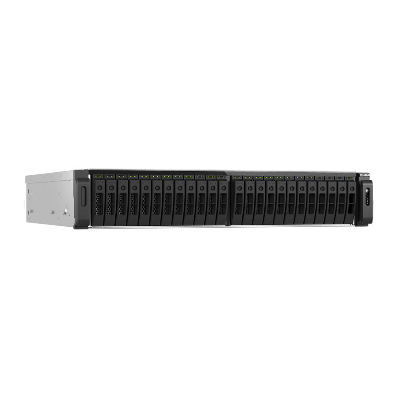 QNAP 2U 30-bay 2.5" SATA 6Gbps all-flash NAS, AMD Ryzen 5 7000 series 6C12T, 32GB DDR5 non-ECC RAM TS-H3077AFU-R5-32G-US