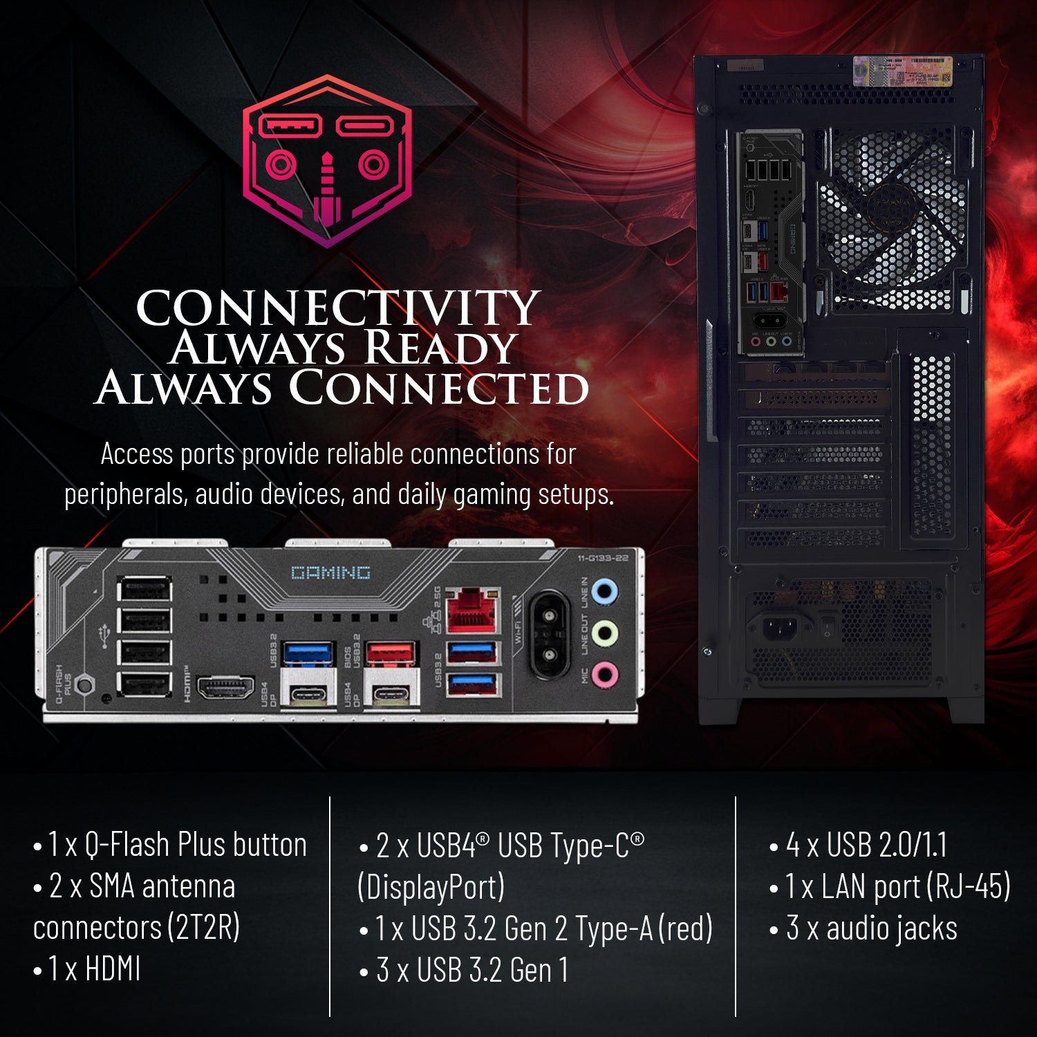 Hachiman PC Tora Gaming PC, AMD Ryzen 7 7800X3D, NVIDIA GeForce RTX 5070 12GB, 32GB DDR5 6400MHz RGB, 2TB Gen4 NVMe SSD, 360 A-RGB AIO, Wi-Fi 6, Windows 11 Home, Desktop Computer