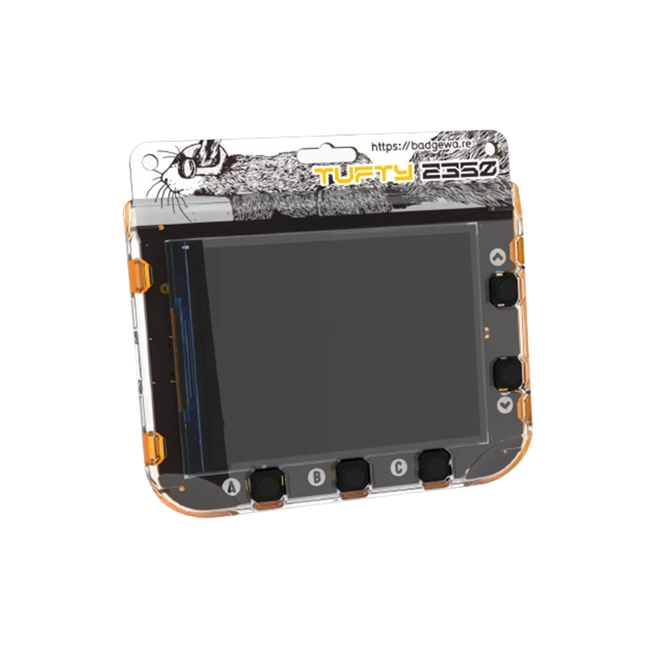Pimoroni Badgeware RP2350 Badges & STEM Kits | Badger and Tufty
