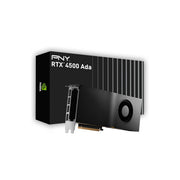 PNY NVIDIA RTX 4500 Ada Generation 24GB GDDR6 ECC Graphics Card | PCIe 4.0 | 4x DisplayPort | VCNRTX4500ADA-PB