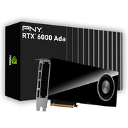 PNY NVIDIA RTX 6000 Ada Graphic Card - 48 GB GDDR6 - 384 bit - PCI Express 4.0 x16 - 4 x DisplayPort VCNRTX6000ADA-PB
