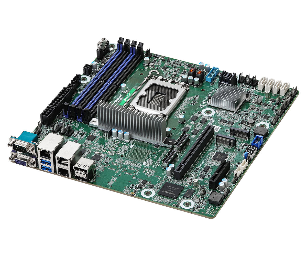 ASRock Rack Server Motherboard | Intel Core Ultra Processors | LGA 1851 | Micro-ATX | W880D4U