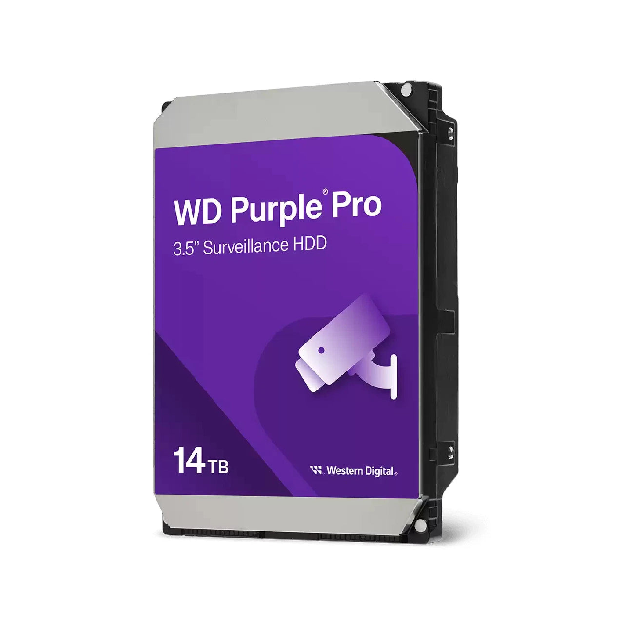 WD Purple Pro Surveillance 14TB Internal Hard Drive HDD 14TB - 7200 RPM, SATA 6 Gb/s, 512 MB Cache, 3.5 inch WD141PURP