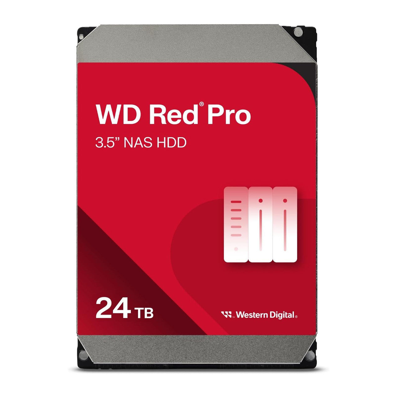 WD 24TB WD Red Pro NAS Internal Hard Drive HDD - 7200 RPM, SATA 6 Gb/s, CMR, 512 MB Cache, 3.5" WD240KFGX