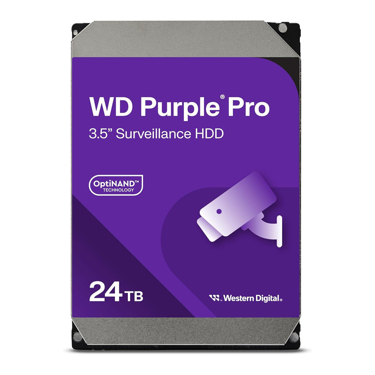 WD 24TB WD Purple Pro Surveillance Internal Hard Drive HDD - SATA 6 Gb/s, 512 MB Cache, 3.5" WD241PURP